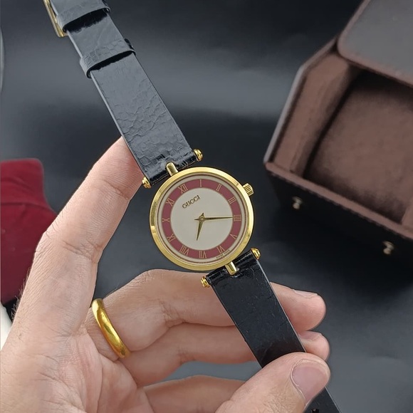 Gucci Other - Vintage Gucci 2000M Dress Watch
(Men and Women) Gold Plated